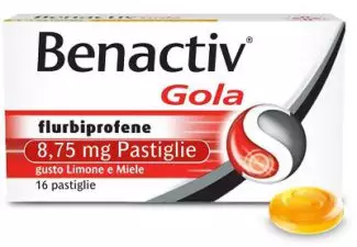 Benactiv Gola 8,75MG Pastiglie – Limome e Miele (16 Pastiglie)