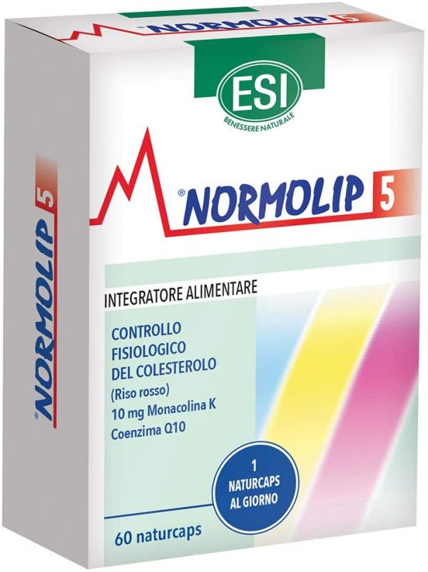 Esi Normolip 5, Controllo del Colesterolo – 60 Naturcaps
