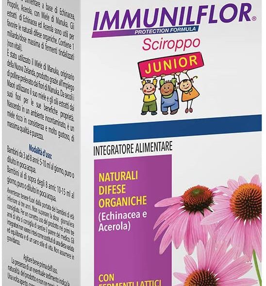ESI Immunilflor Sciroppo Junior, Verde, 180 Millilitri