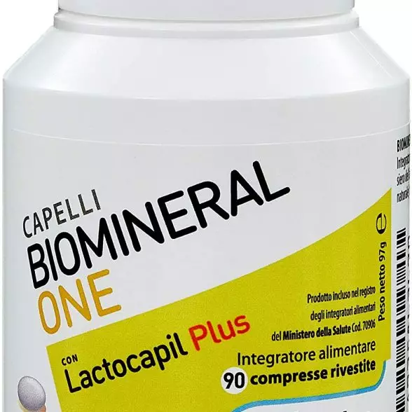 Biomineral One Con Lactocapil Plus Integratore Alimentare Anticaduta Capelli 90 Compresse