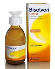 Bisolvon 4MG / 5ML Sciroppo Gusto cioccolato ciliegia (Flacone 250ML con bicchiere dosatore)