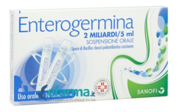 Enterogermina 2 miliardi /5ML Sospensione orale (20 Flaconcini 5 ML)