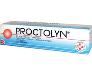 Proctolyn 0,1MG/G + 10MG/G Crema rettale (Tubo 30G)