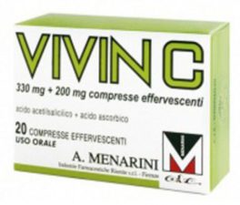 VIVIN C 330 MG PLUS 200 MG COMPRESSE EFFERVESCENTI 20 COMPRESSE e1619517809969